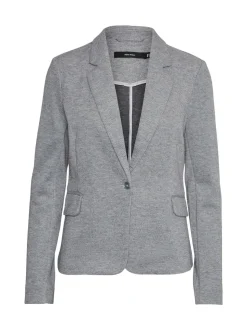 VERO MODA Light Grey Fitted Blazer