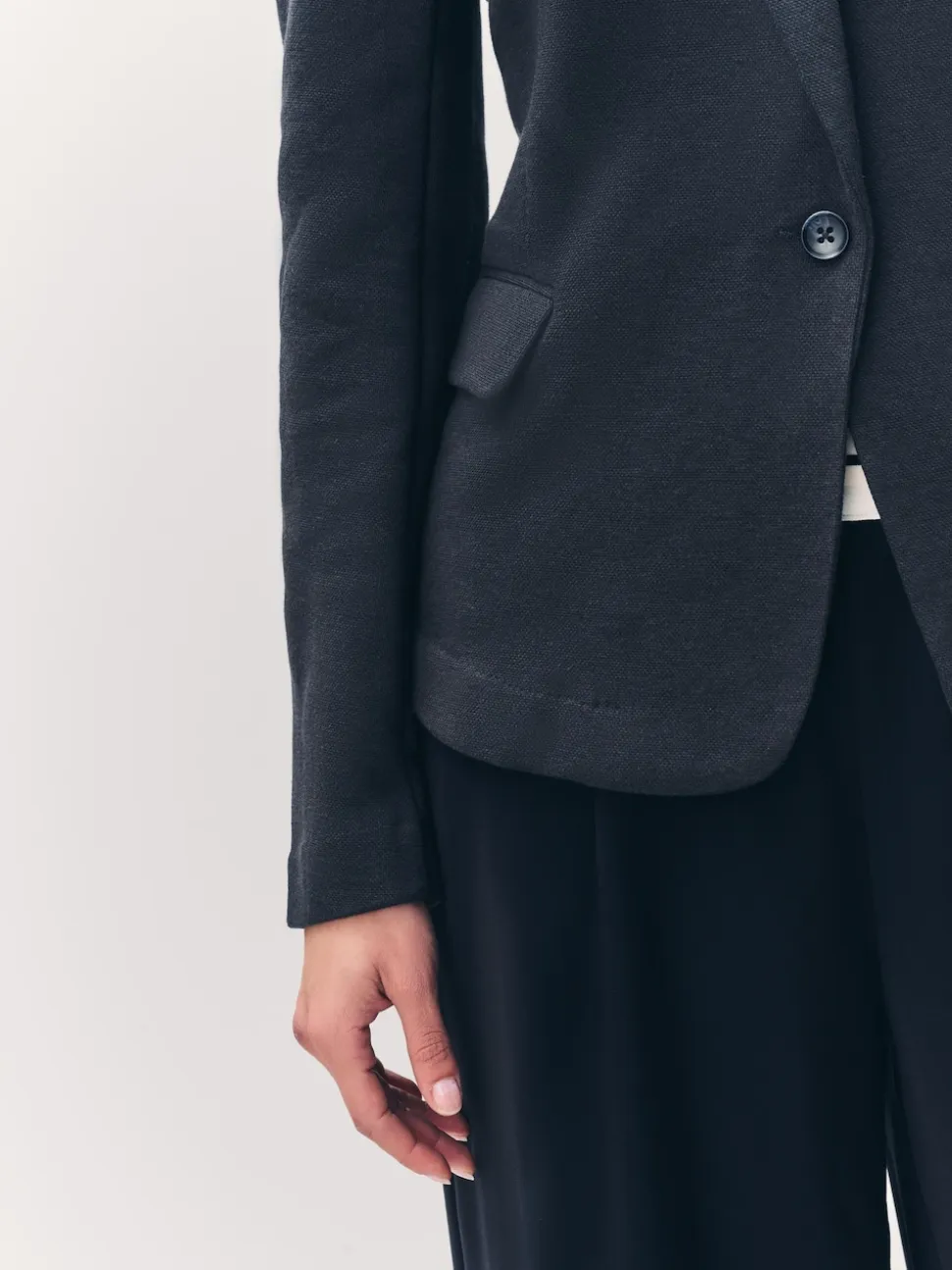 VERO MODA Navy Fitted Blazer