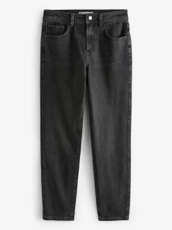 Washed Black Mom Comfort Stretch Jeans