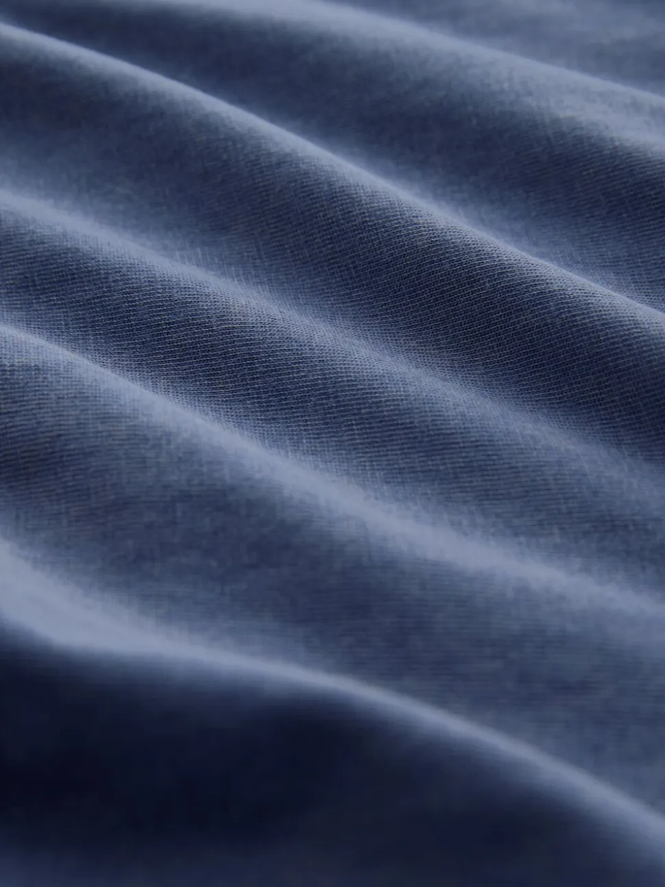 Washed Blue Jersey Sarong Tie T-Shirt Dress