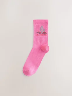 Western Neutral Textured Ankle Socks 3 Pack