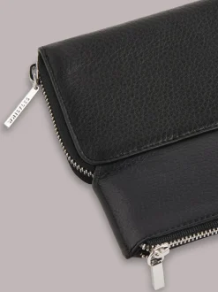 Whistles Black Bibi Zip Purse