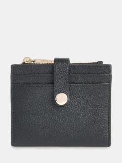 Whistles Black Danni Tab Detail Compact Purse