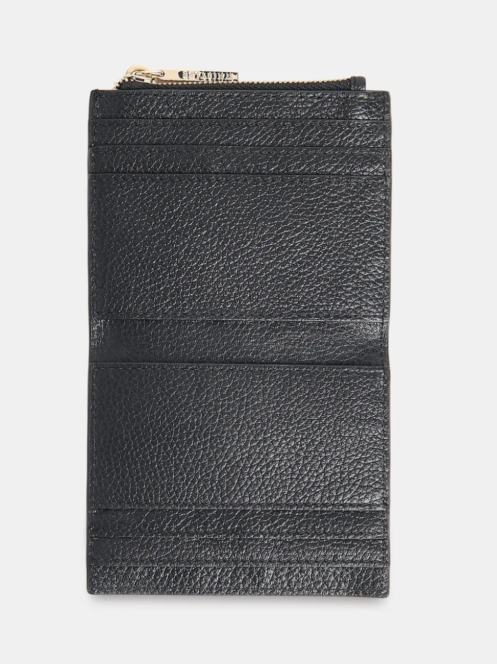 Whistles Black Danni Tab Detail Compact Purse