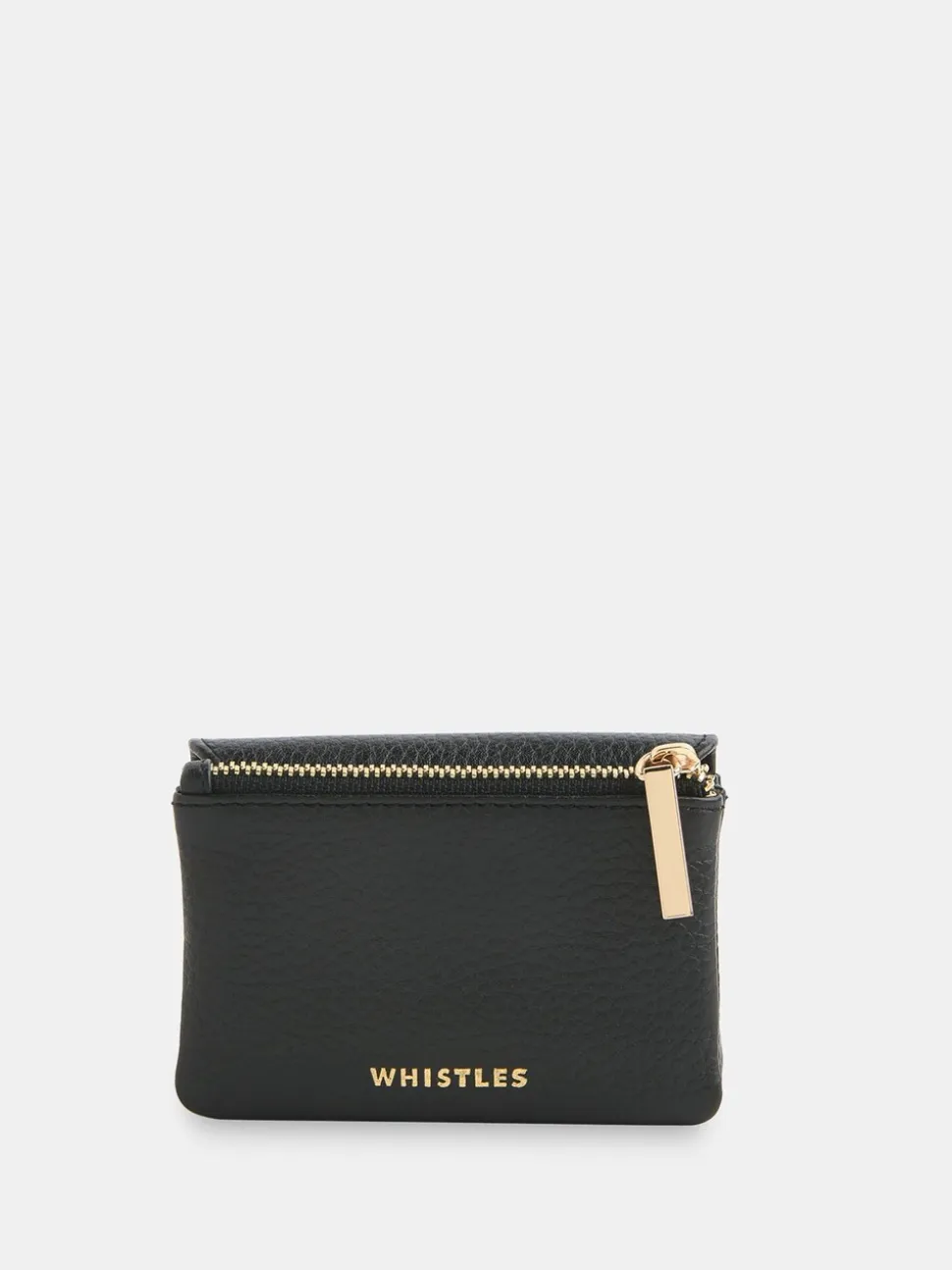 Whistles Black Eli Triple Pouch Compact Purse