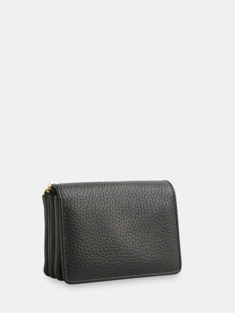 Whistles Black Eli Triple Pouch Compact Purse