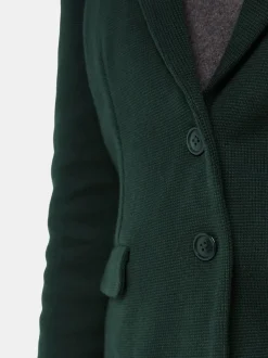 Whistles Green Slim Jersey Jacket