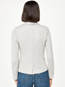 Whistles Grey Slim Jersey Jacket