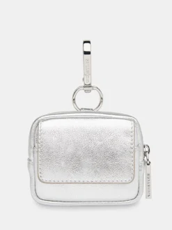 Whistles Silver Bibi Keyring Purse