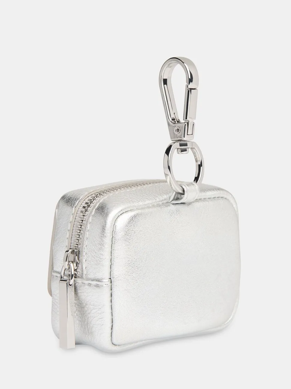 Whistles Silver Bibi Keyring Purse