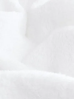 White 100% Cotton Towelling Dressing Gown