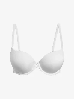 White A-DD Push-Up Triple Boost Plunge Bra
