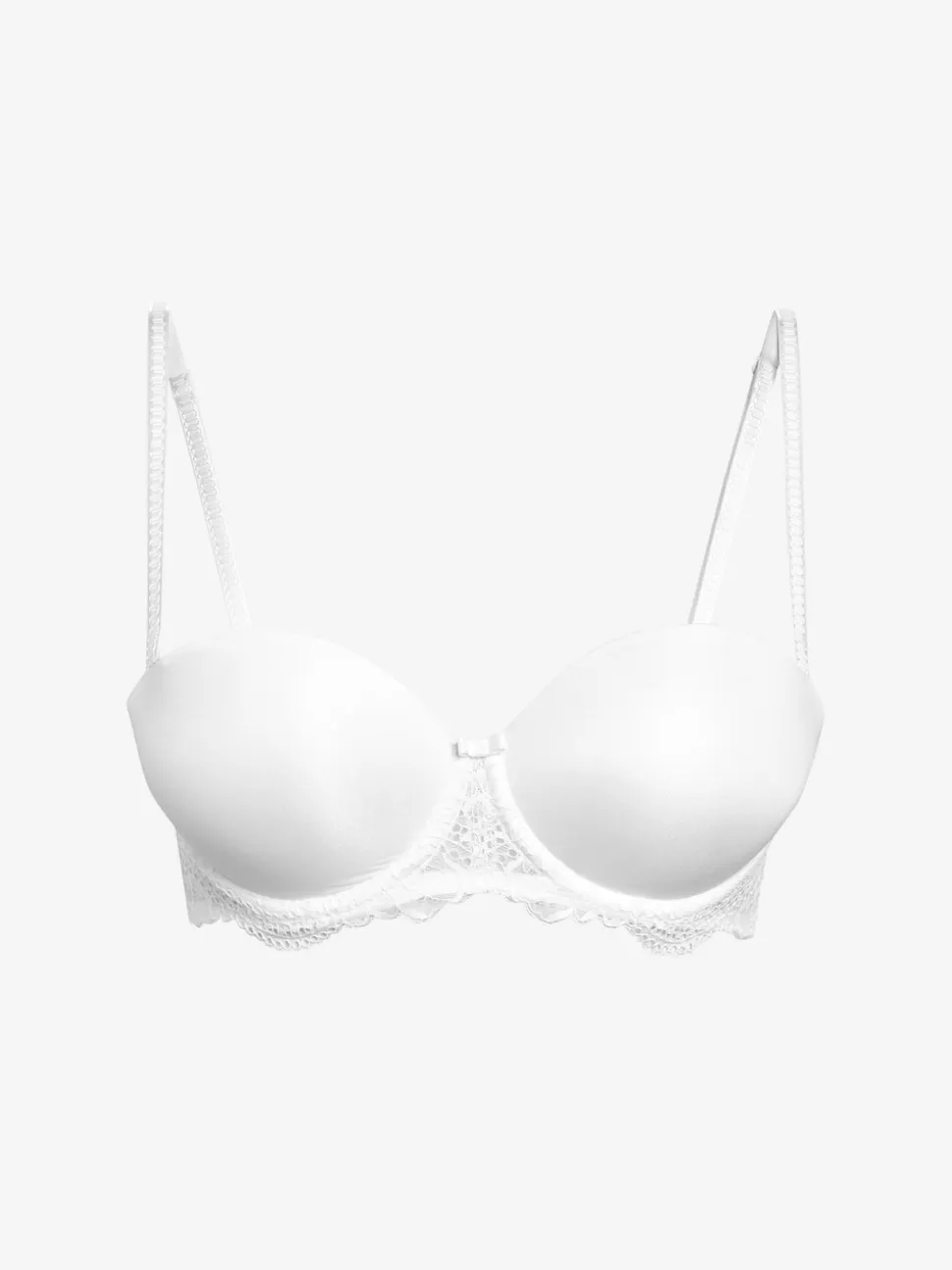 White A-DD Triple Boost Push-Up Strapless Bra