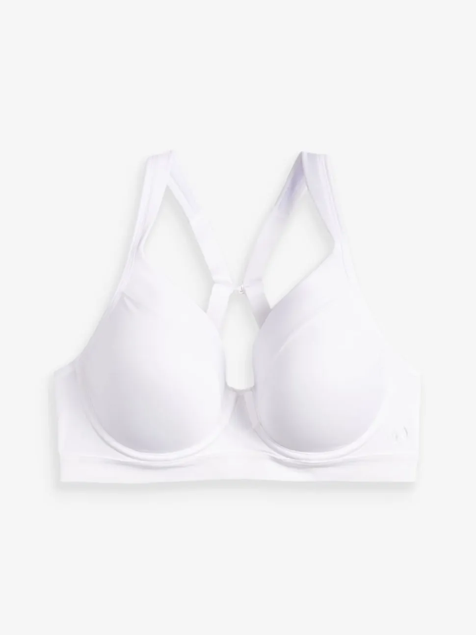 White B-G Active Sports High Impact Dry Tech Full Cup Wired Bra