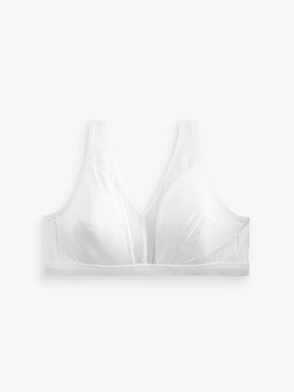 White B-H Total Support Non Wire Ultimate Comfort Bra