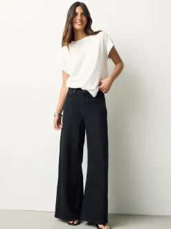 White Cap Sleeve TENCEL™ Modal Blend T-Shirt