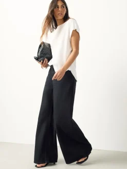 White Cap Sleeve TENCEL™ Modal Blend T-Shirt