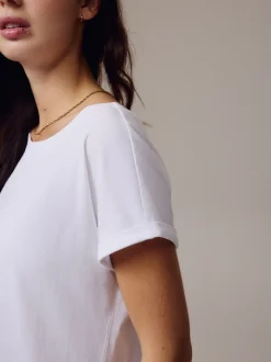 White Cap Sleeve T-Shirt