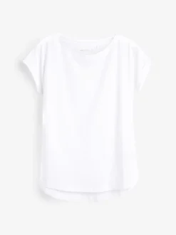White Cap Sleeve T-Shirt
