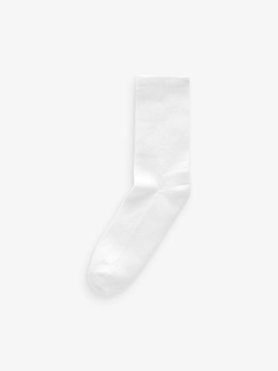White Cushion Sole Ribbed Sport Ankle Socks 3 Pack With Arch Support