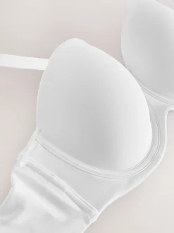 White DD+ Light Pad Strapless Multiway Ultimate Comfort Bra