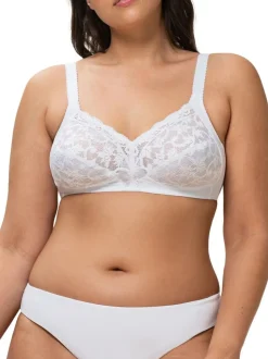 White Delicate Doreen Non Wired Bra
