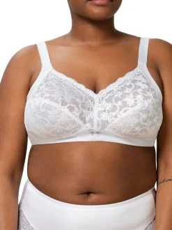 White Delicate Doreen Non Wired Bra