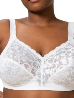 White Delicate Doreen Non Wired Bra