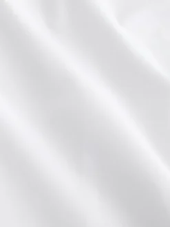 White Fitted Stretch Essential Short Sleeve Shirt