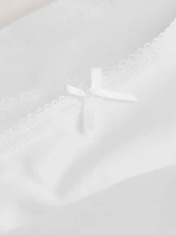 White Full Brief Cotton Rich Knickers 5 Pack