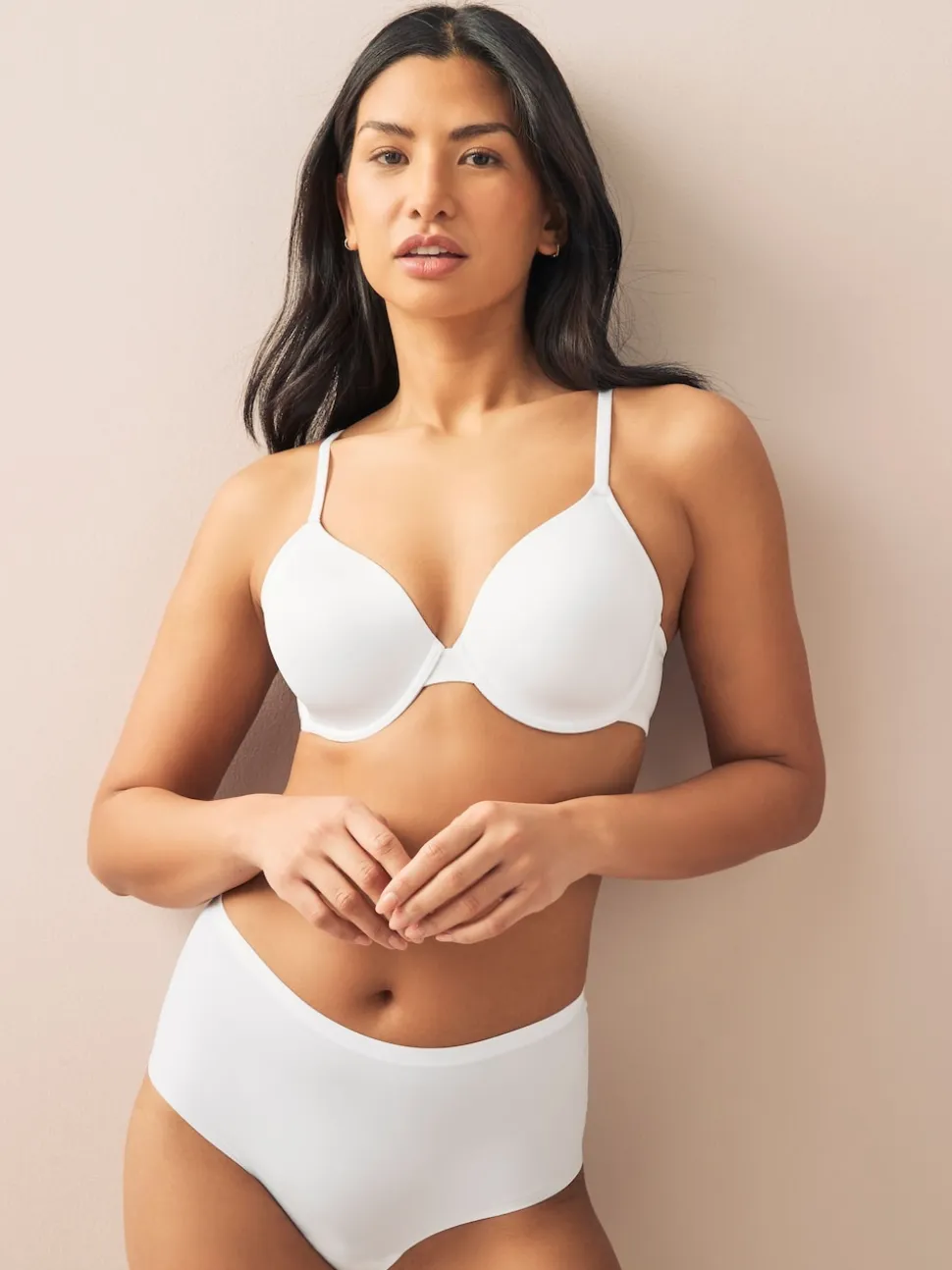 White Full Cup A-E Smoothing Ultimate Comfort Bras 2 Pack