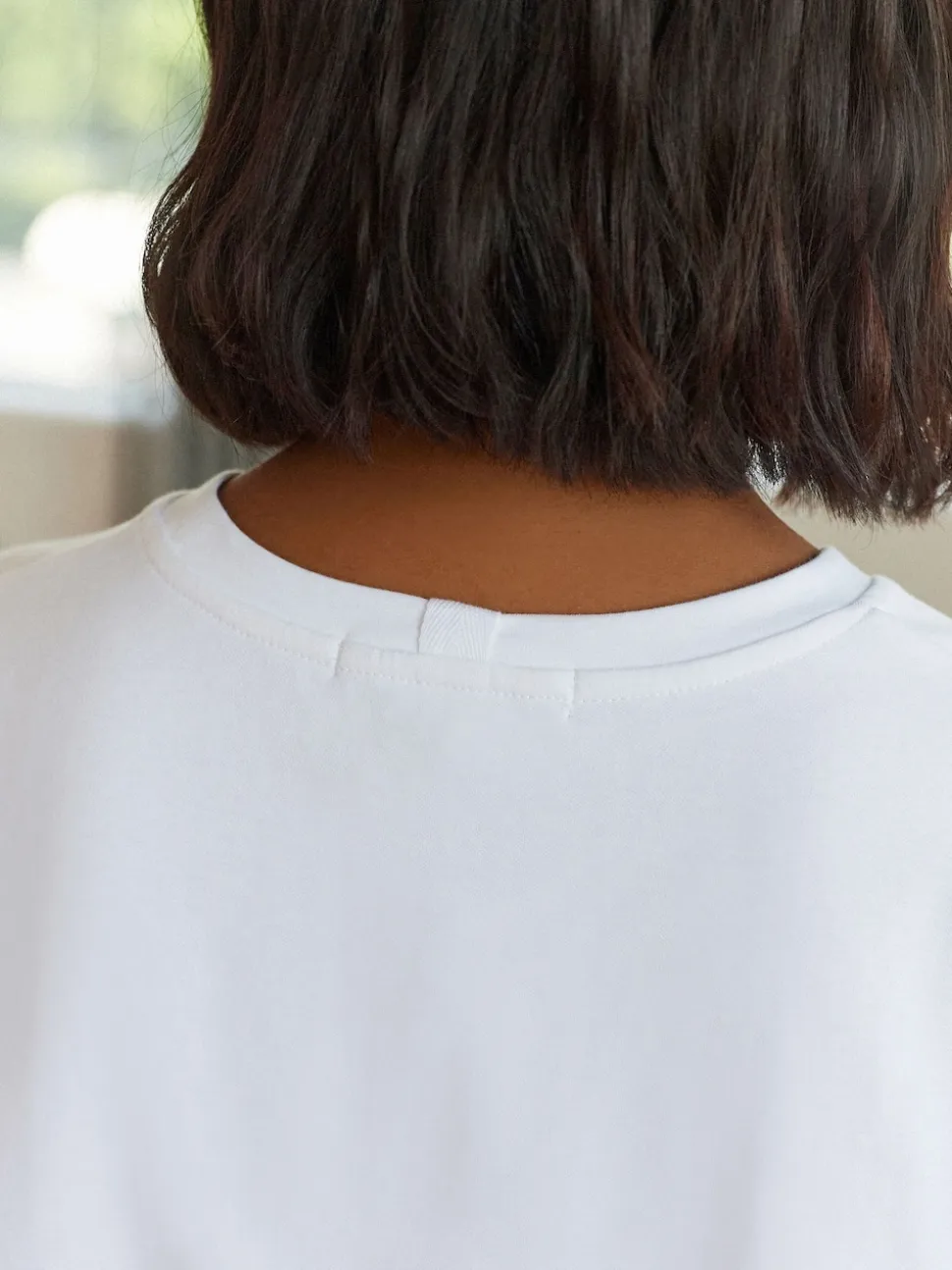 White Heavyweight Short Sleeve Crew Neck T-Shirt