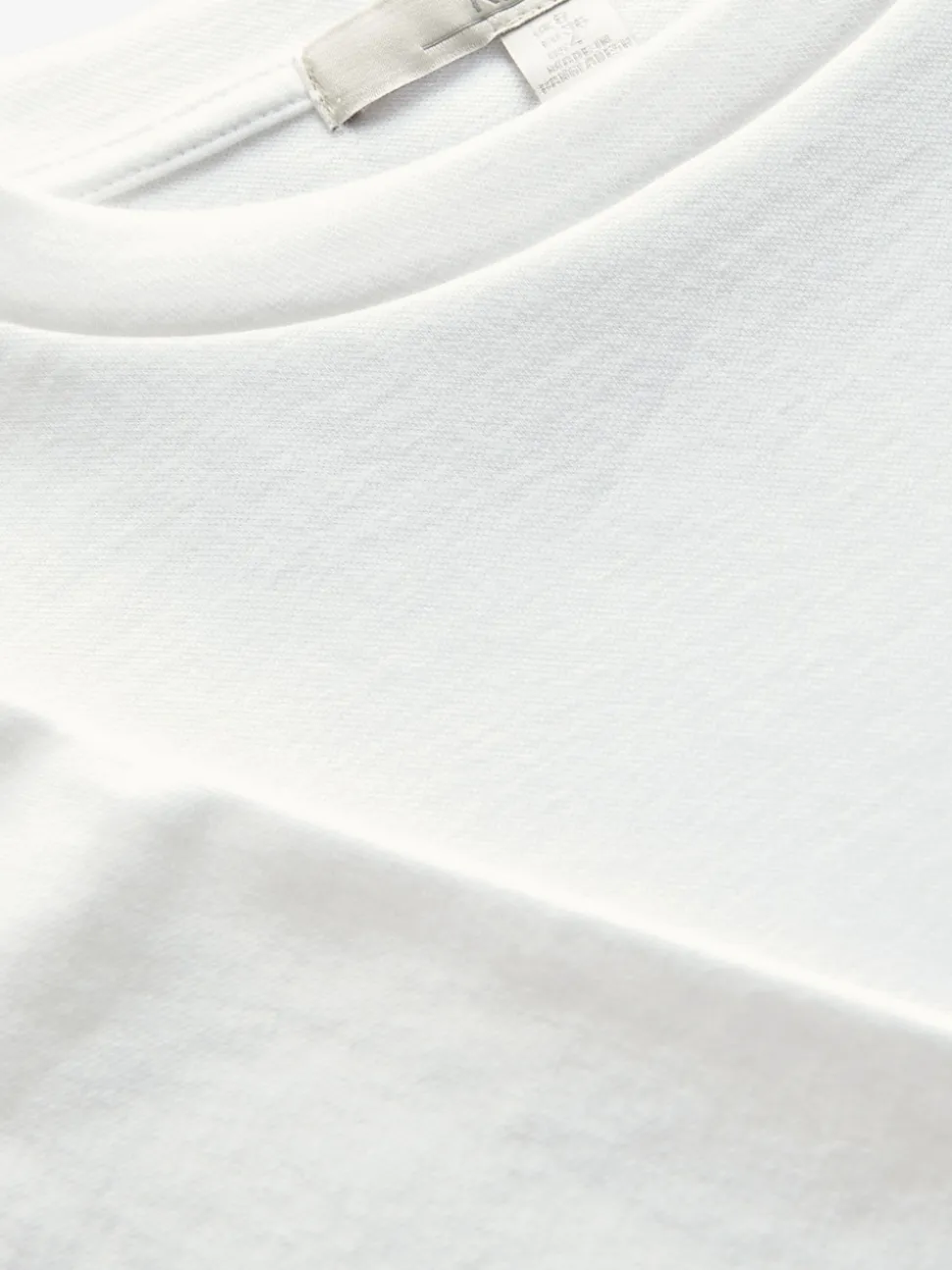 White Heavyweight Short Sleeve Crew Neck T-Shirt
