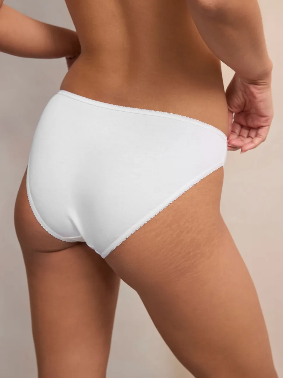 White High Leg Cotton Rich Knickers 7 Pack
