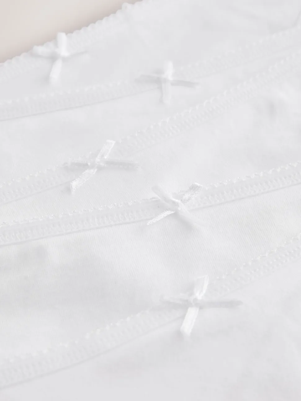 White High Leg Cotton Rich Knickers 7 Pack