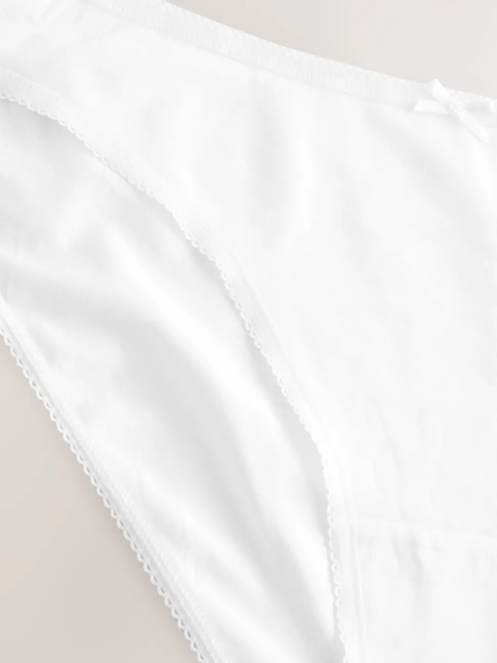 White High Leg Cotton Rich Knickers 5 Pack