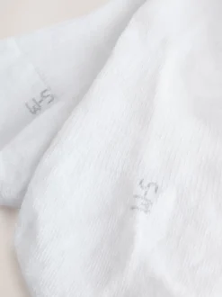 White Invisible Socks 5 Pack