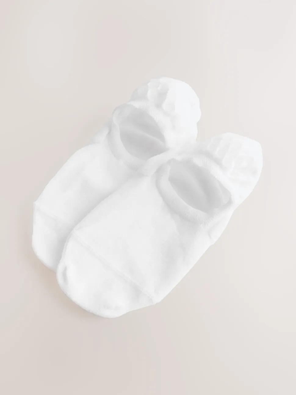 White Invisible Socks 3 Pack