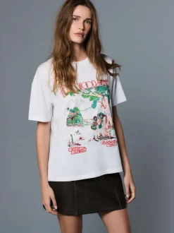 White License Fleetwood Mac Graphic Short Sleeve Crew Neck T-Shirt