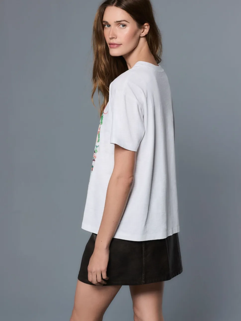 White License Fleetwood Mac Graphic Short Sleeve Crew Neck T-Shirt