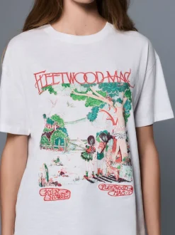 White License Fleetwood Mac Graphic Short Sleeve Crew Neck T-Shirt