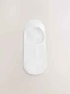 White Modal Invisible Socks 4 Pack