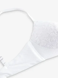 White Pad Non Wire Lace Ultimate Comfort Bra