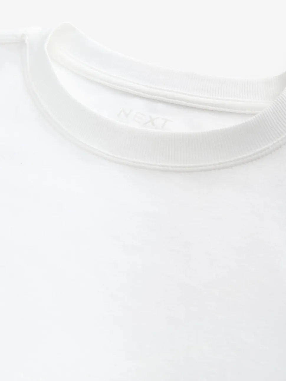 White Relaxed Fit Heavyweight Longline T-Shirt