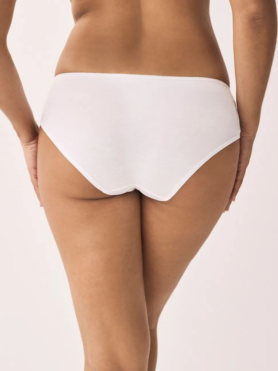 White Short Cotton Rich Knickers 5 Pack