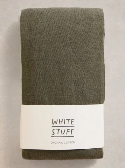 White Stuff Army Green Patty Plain Tights