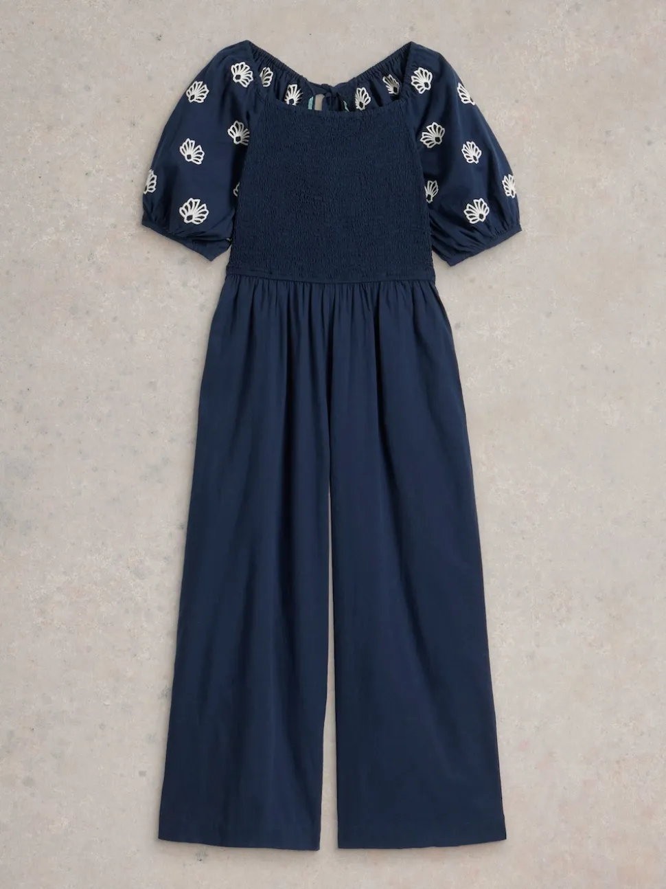 White Stuff Blue Reese Jumpsuit