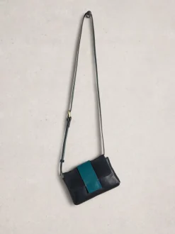 White Stuff Blue Tabby Mini Landscape Bag