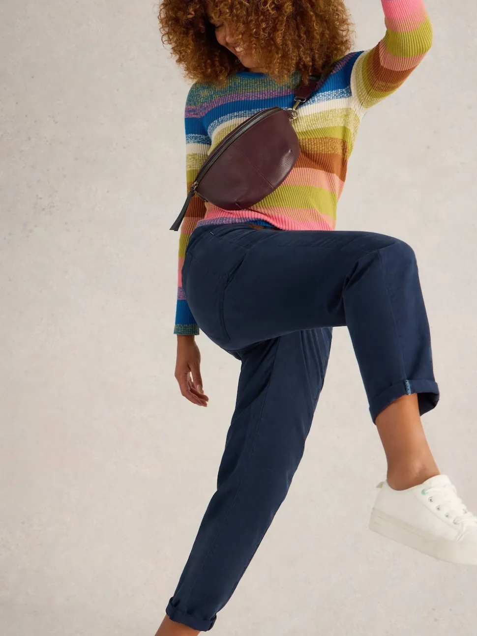White Stuff Blue Thea Trousers