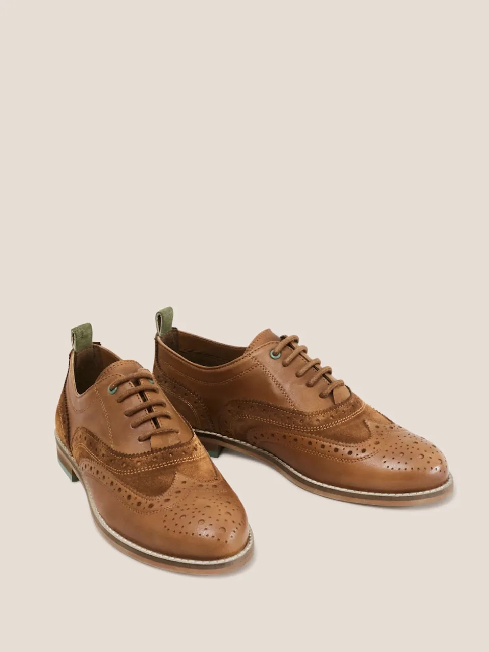 White Stuff Brown Thistle Lace Up Brogues